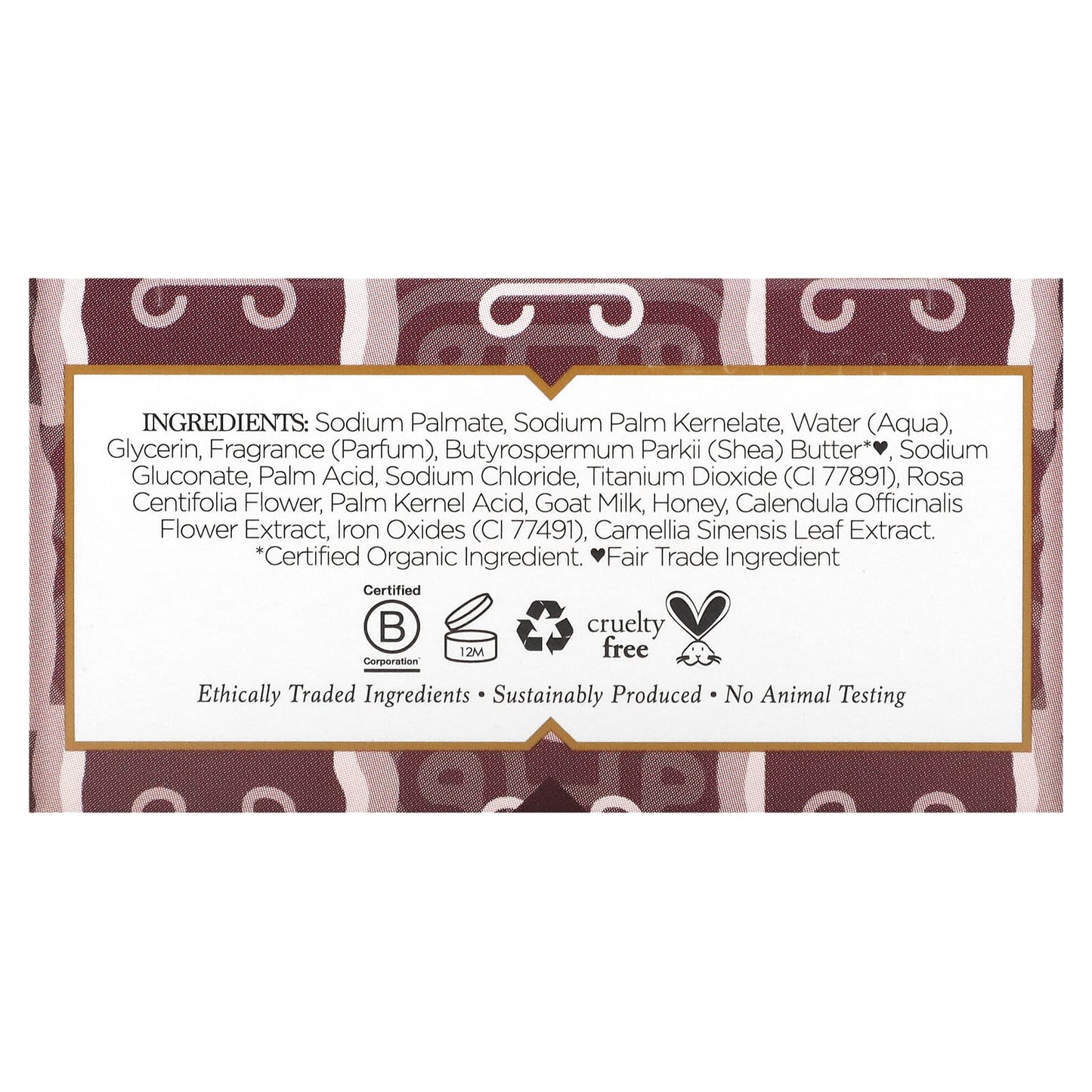 Nubian Soaps, Bar Soap Goat's Milk & Chai, 5 Oz UPC 764302123156 | Hilife Vitamins