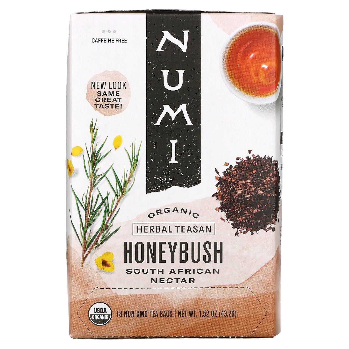 Numi Tea, Honeybush Teasans, 18 UPC 680692101034 | Hilife Vitamins