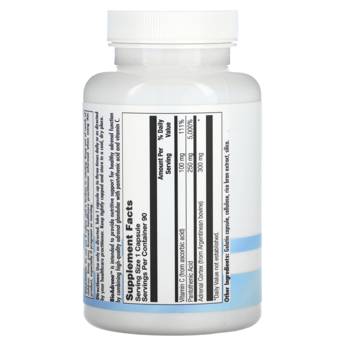 Nutra BioGenesis, BioAdreno, 90 Capsules UPC 812806102051 | HiLife Vitamins