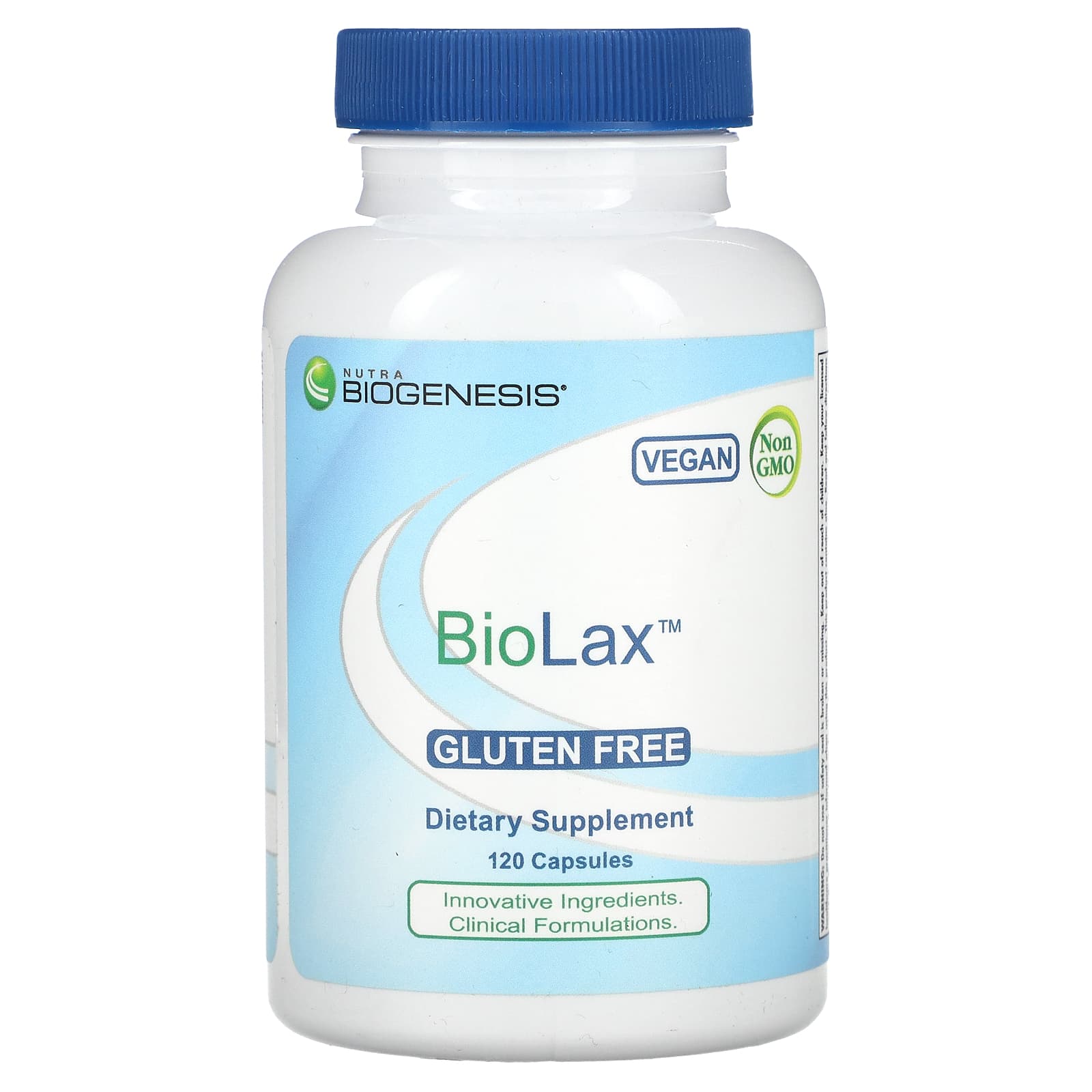 Nutra BioGenesis, BioLax, 120 Vegatable Capsules UPC 812806102228 | HiLife Vitamins