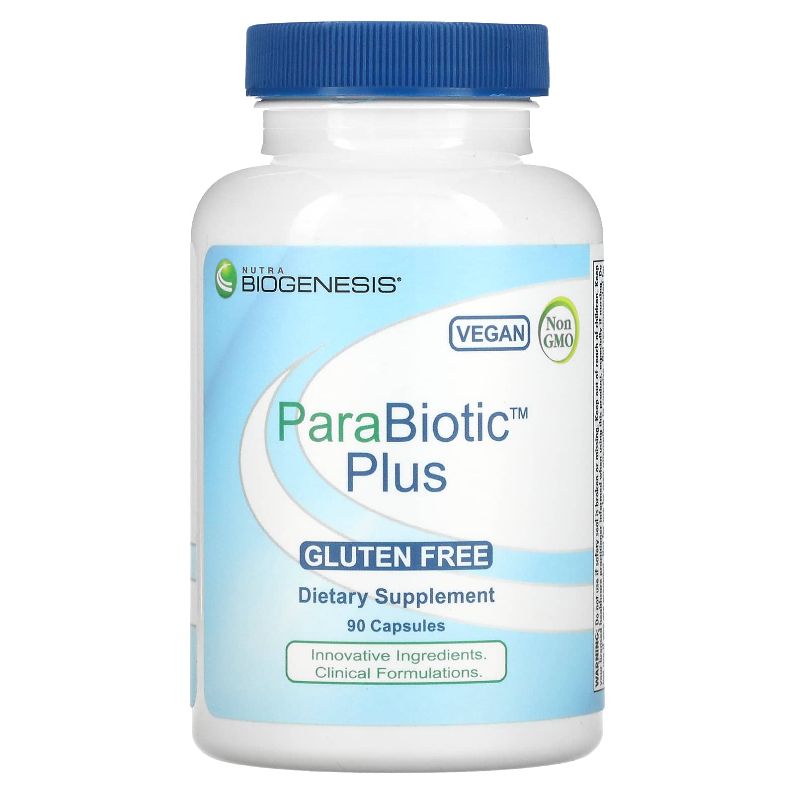 Nutra BioGenesis, ParaBiotic Plus, 90 Vegatable Capsules UPC 812806102334 | HiLife Vitamins