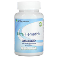 Nutra BioGenesis, Ultra Hematinic, 60 Capsules UPC 812806102464 | HiLife Vitamins