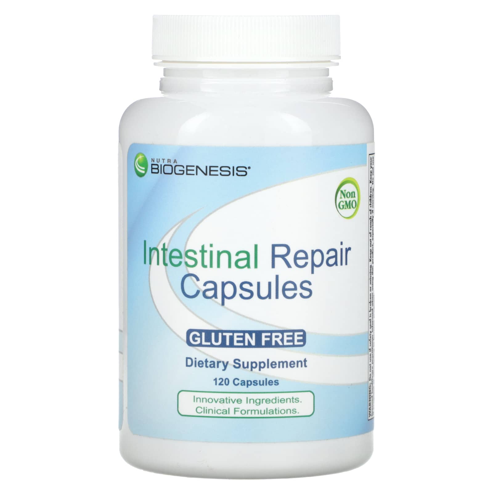 Nutra BioGenesis, Intestinal Repair Capsules, 120 Vegatable Capsules UPC 812806102501 | HiLife Vitamins