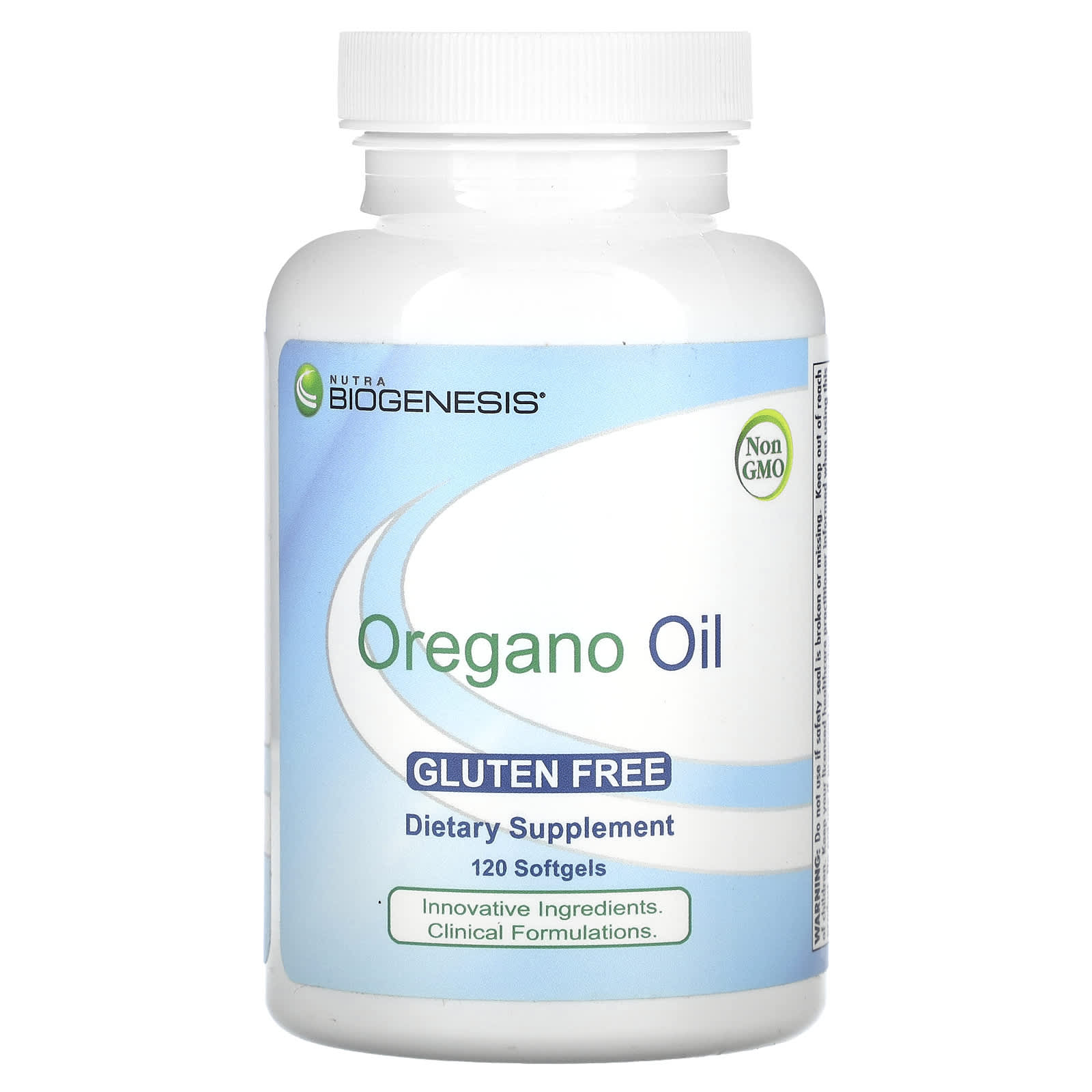 Nutra BioGenesis, Oregano Oil, 120 Softgels UPC 812806102624 | HiLife Vitamins