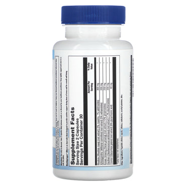 Nutra BioGenesis, BioAdaptogen Ultra, 60 Vegatable Capsules UPC 812806102945 | HiLife Vitamins