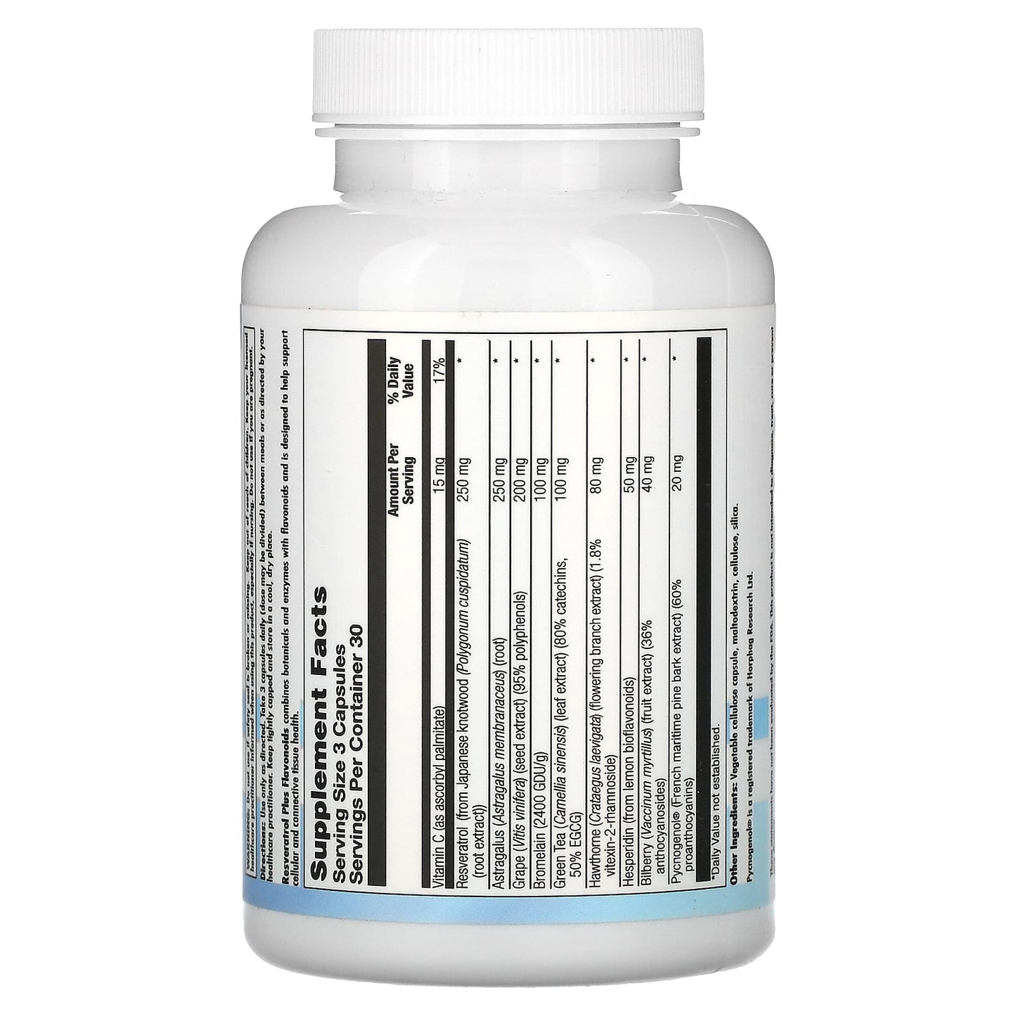 Nutra BioGenesis, Resveratrol Plus Flavonoids, 90 Vegatable Capsules UPC 812806102969 | HiLife Vitamins