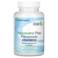 Nutra BioGenesis, Resveratrol Plus Flavonoids, 90 Vegatable Capsules UPC 812806102969 | HiLife Vitamins