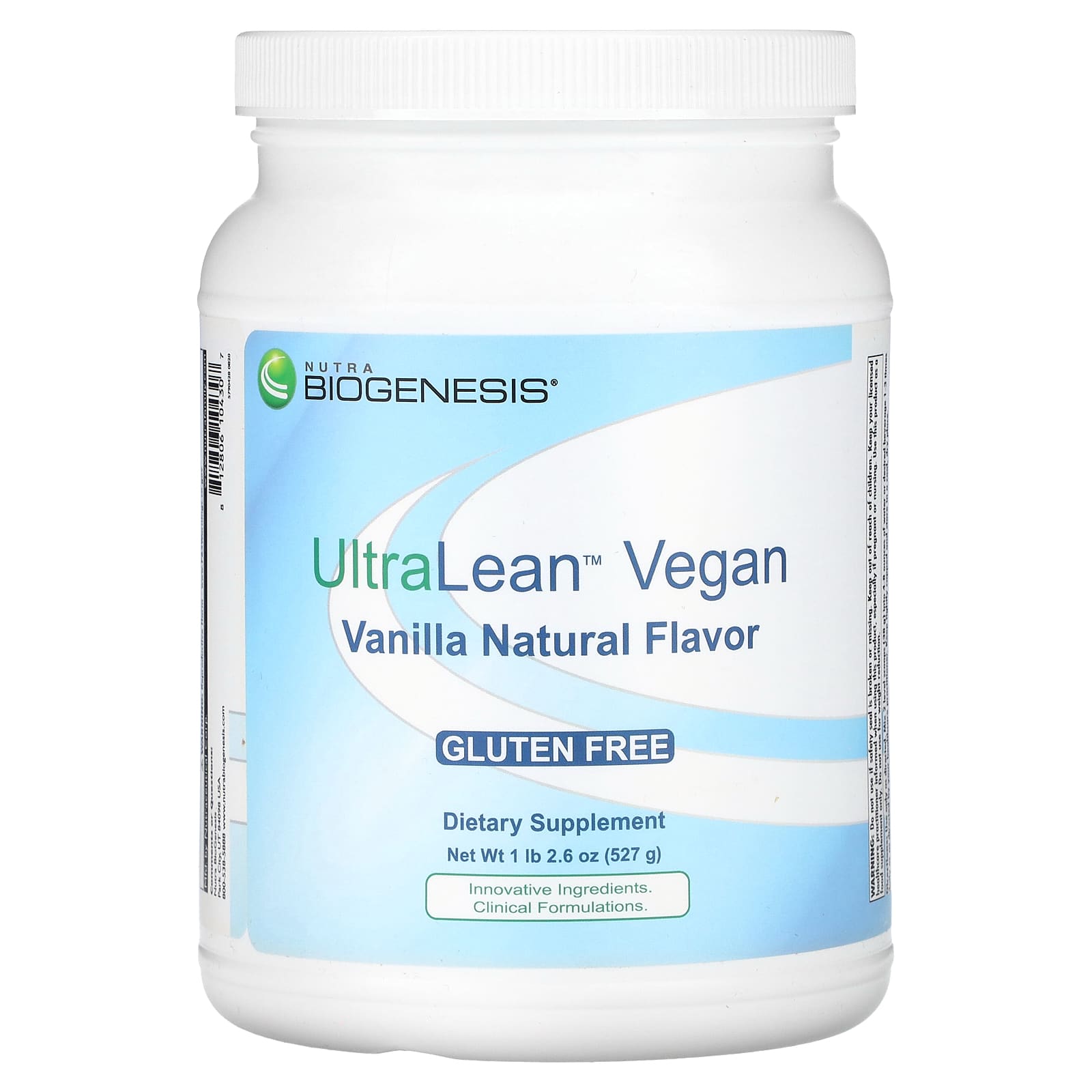 Nutra BioGenesis, UltraLean Vegan, 1.2 Lbs UPC 812806104307 | HiLife Vitamins