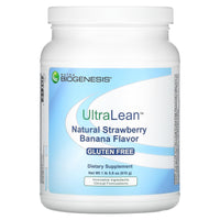 Nutra BioGenesis, UltraLean, Natural Strawberry Banana, 1 lb 5.8 oz (619 g) UPC 812806353132 | HiLife Vitamins