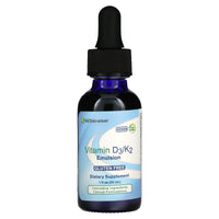 Nutra BioGenesis, Vitamin D3-K2 Emulsion, 1 Oz Drops UPC 812806428700 | HiLife Vitamins