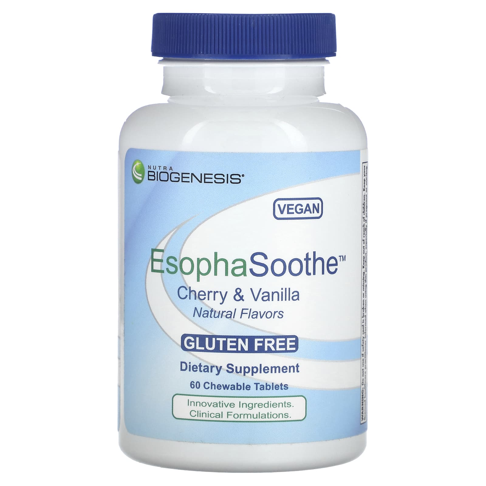Nutra BioGenesis, EsophaSoothe, 60 Chewable UPC 812806524549 | HiLife Vitamins