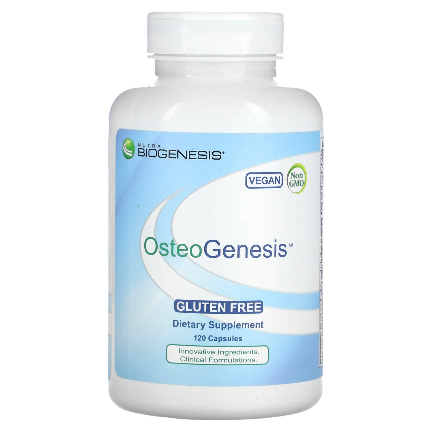 Nutra BioGenesis, OsteoGenesis, 120 Vegatable Capsules UPC 812806792566 | HiLife Vitamins