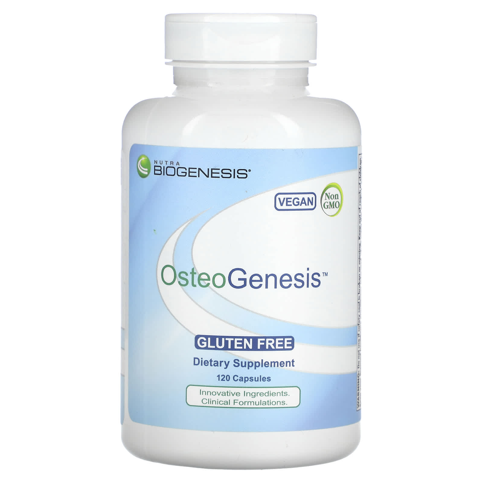 Nutra BioGenesis, OsteoGenesis, 120 Vegatable Capsules UPC 812806792566 | HiLife Vitamins