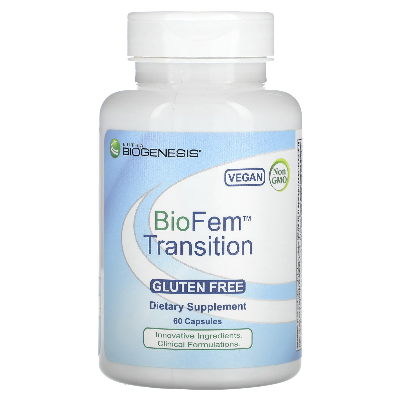 Nutra BioGenesis, BioFem Transition, 60 Vegatable Capsules UPC 812806916467 | HiLife Vitamins