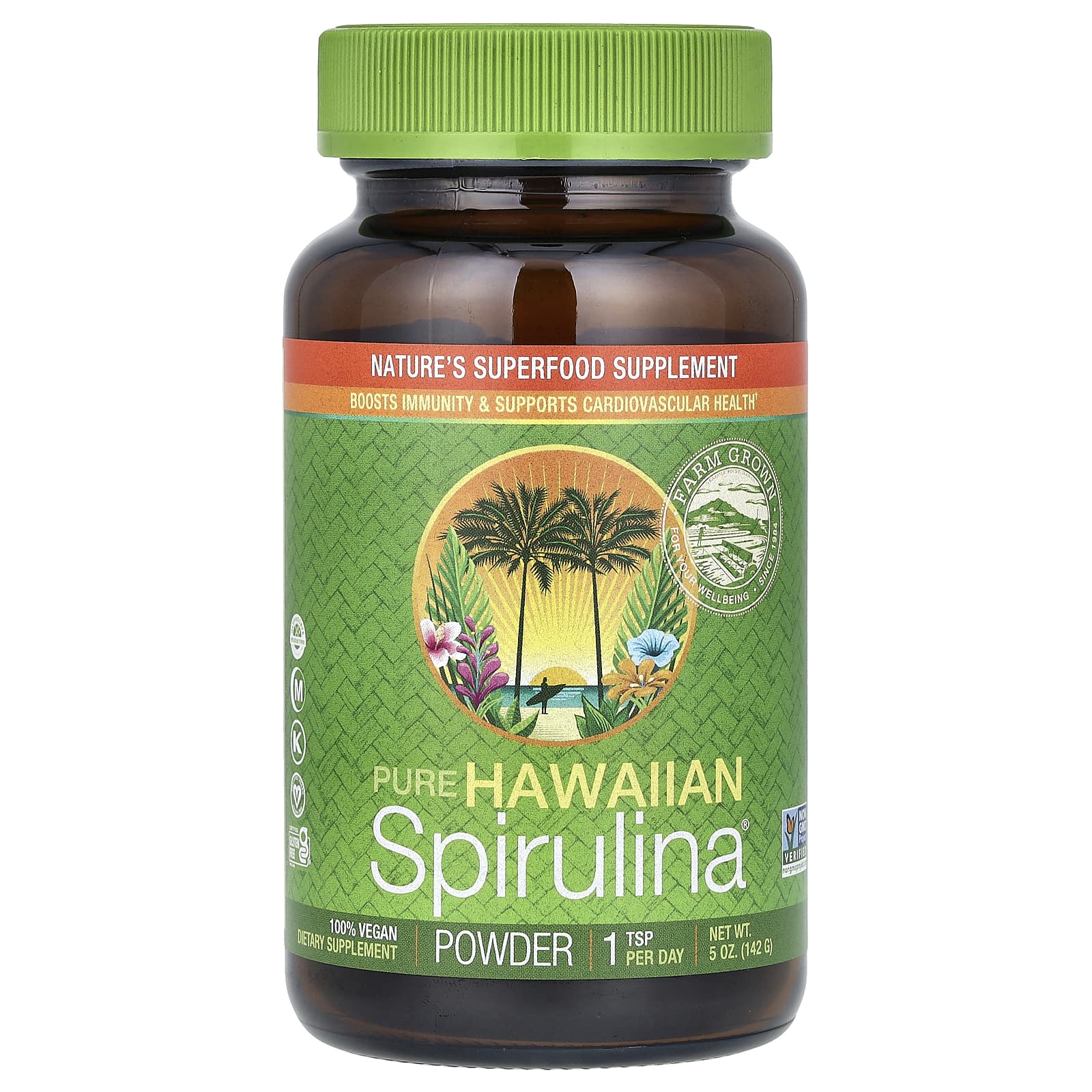 Nutrex Hawaii, Hawaiian Spirulina Powder, 5 Oz UPC 732894010239 | HiLife Vitamins