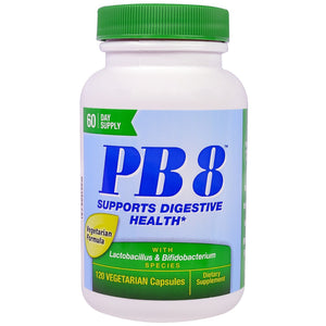 Nutrition Now, Pb 8 Pro-Biotic Acidophilus, 120 Vegetarian Capsules - 027917003573 | Hilife Vitamins