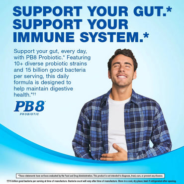 Nutrition Now, PB 8™, 15 Billion CFU, Immune Probiotic, 60 Capsules UPC 027917270982 | Hilife Vitamins