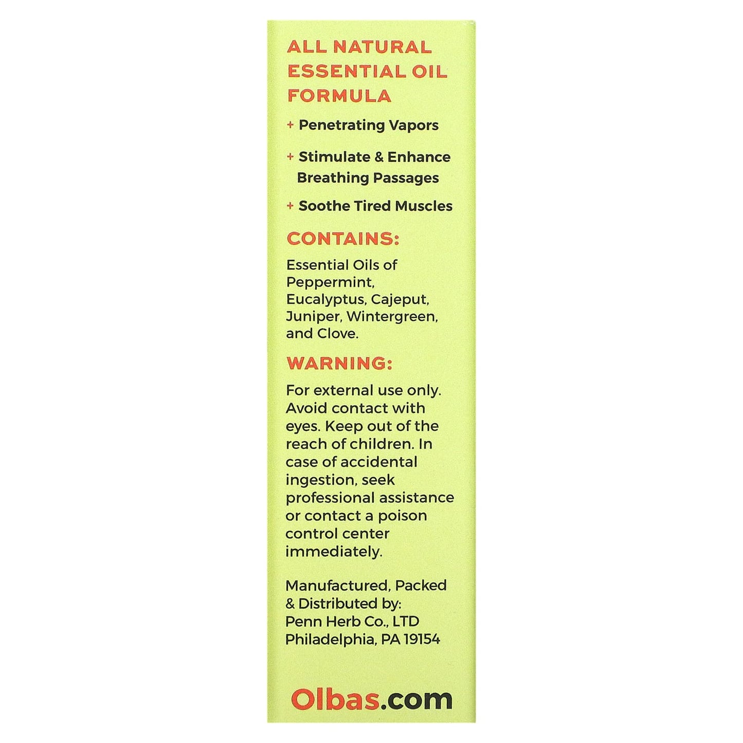 Olbas Products, Olbas Oil, 0.32 Oz