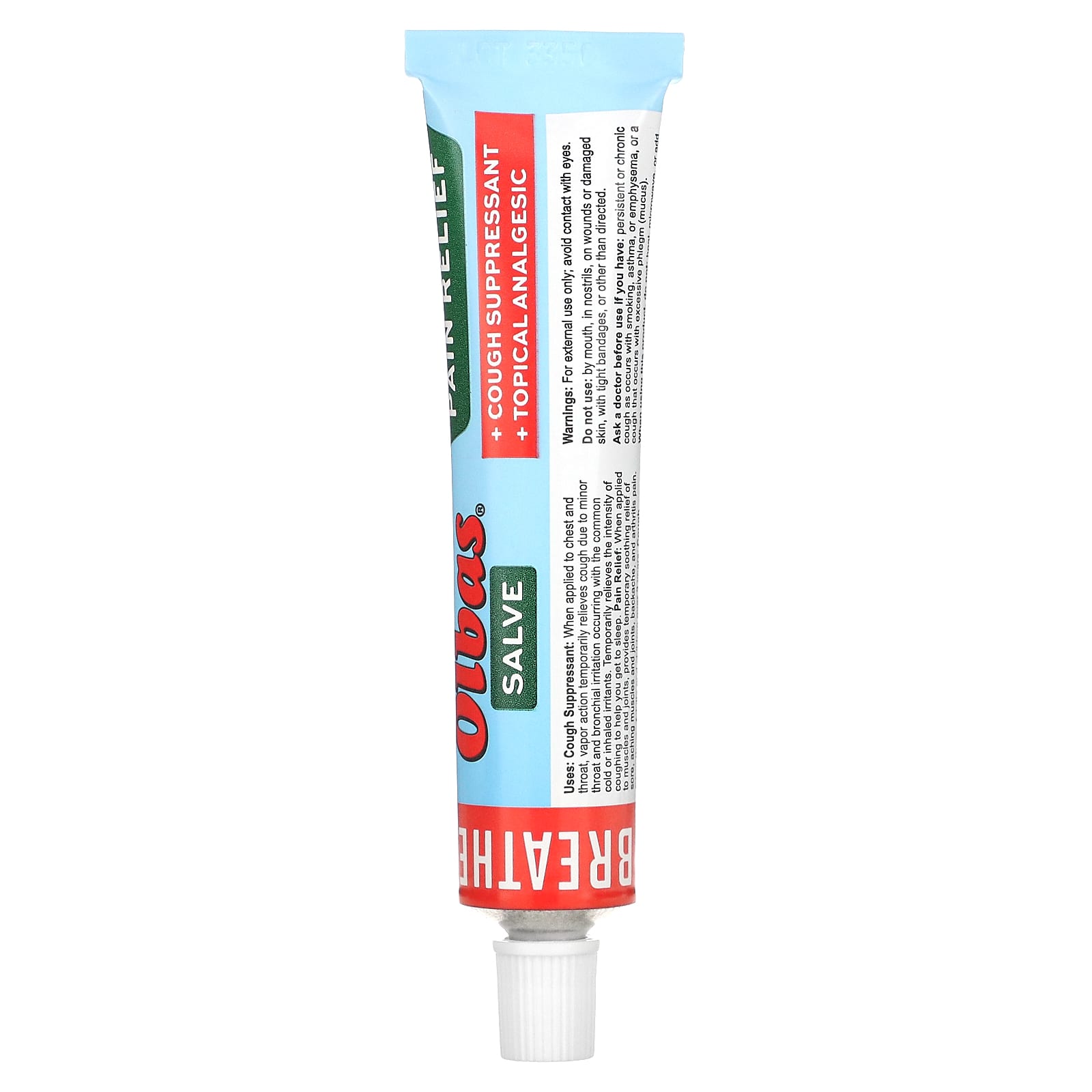 Olbas Products, Analgesic Salve, 1 Oz UPC 715486502114 | Hilife Vitamins