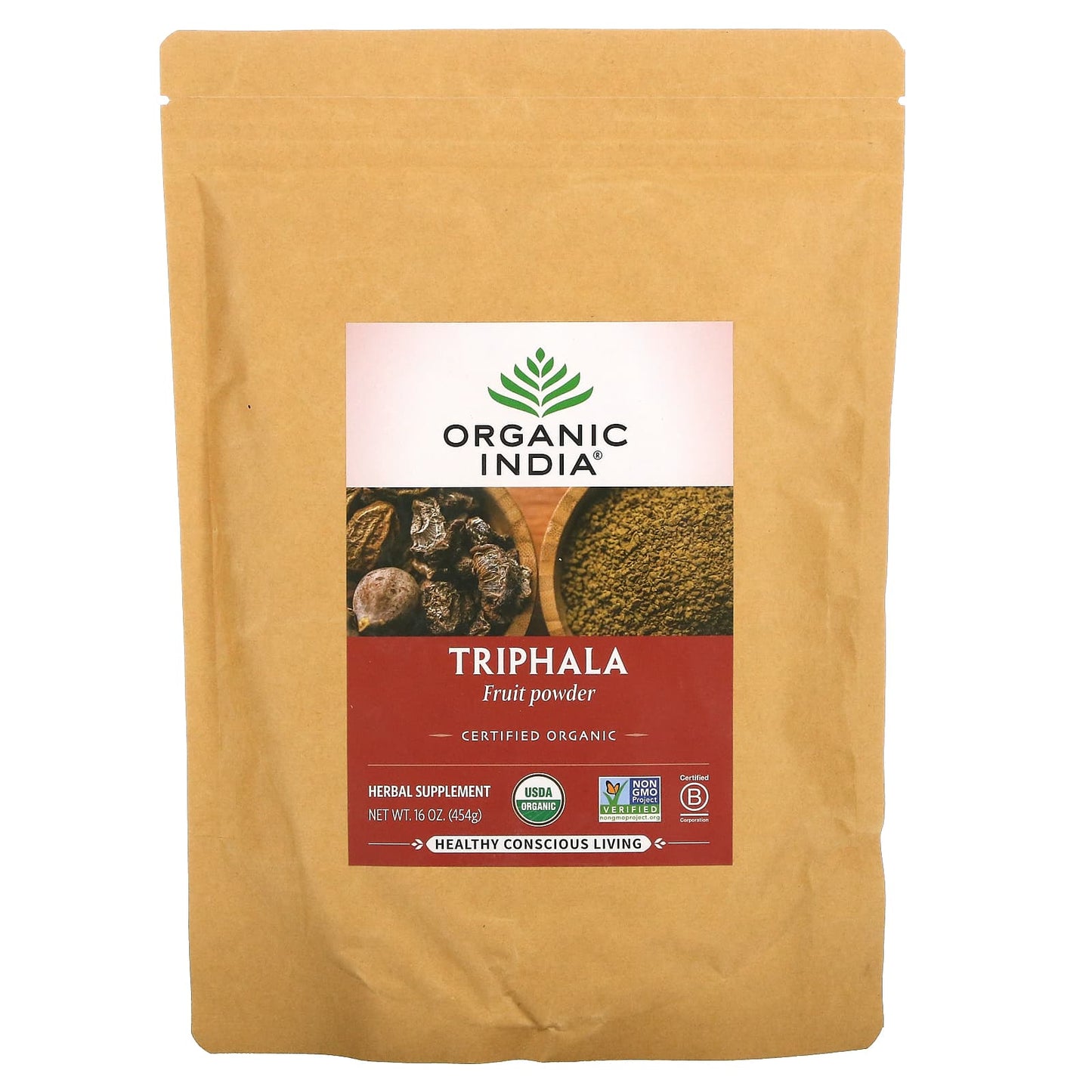 Organic India, Bulk Herb Triphala Powder, 1 UPC 851469000588 | Hilife Vitamins