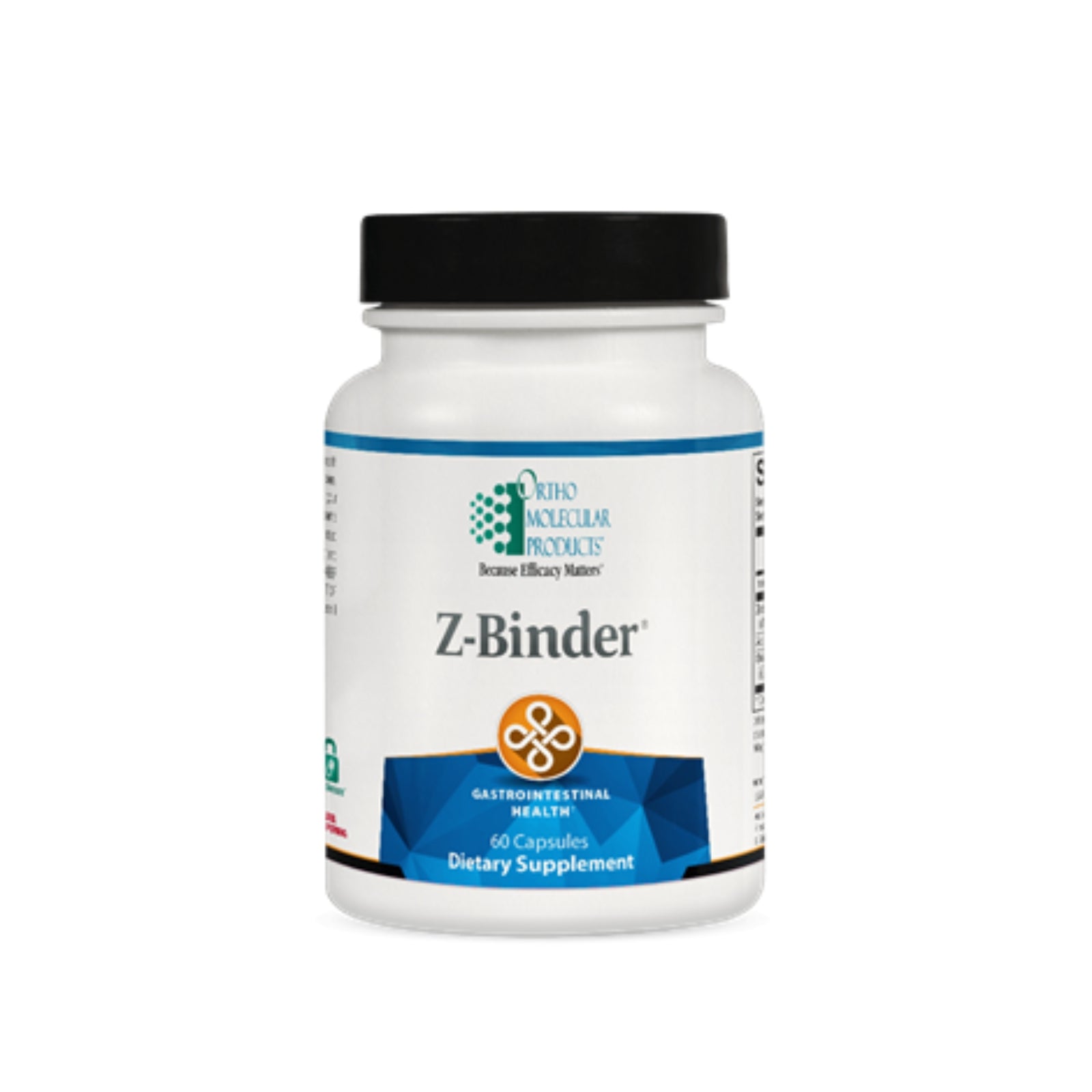 Ortho Molecular, Z-Binder, 60 Capsules UPC 615033004828 | HiLife Vitamins