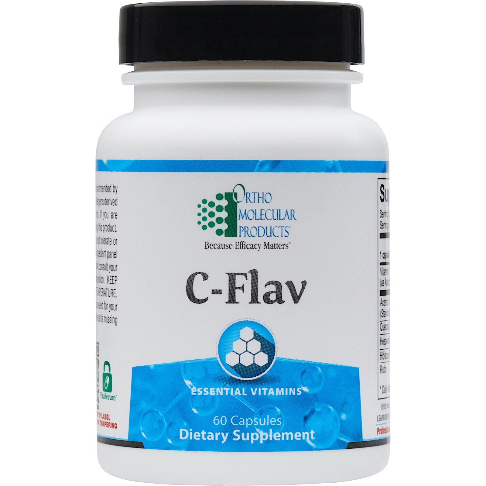 Ortho Molecular, C-Flav, 60 Capsules UPC 615033001117 | HiLife Vitamins
