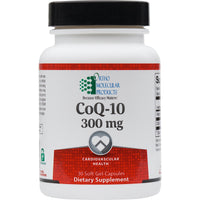Ortho Molecular, CoQ-10 300 mg, 30 Softgels UPC 615033001346 | HiLife Vitamins