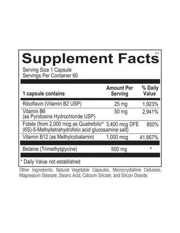 Ortho Molecular, Methyl Cpg, 60 Capsules UPC 615033001452 | HiLife Vitamins