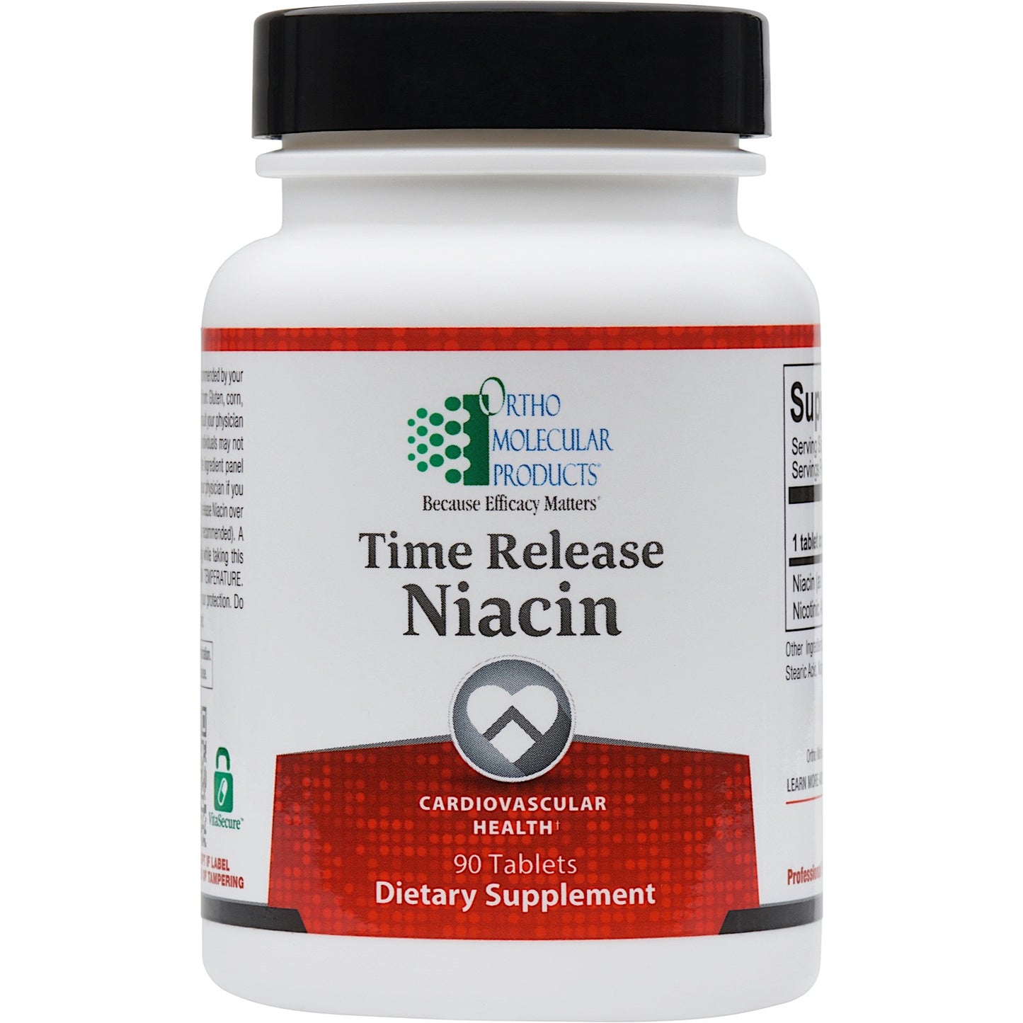 Ortho Molecular, Time Release Niacin, 90 Tablets UPC 615033001469 | HiLife Vitamins