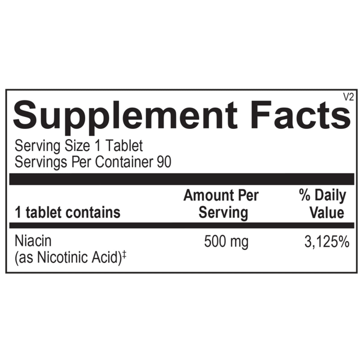 Ortho Molecular, Time Release Niacin, 90 Tablets UPC 615033001469 | Hilife Vitamins