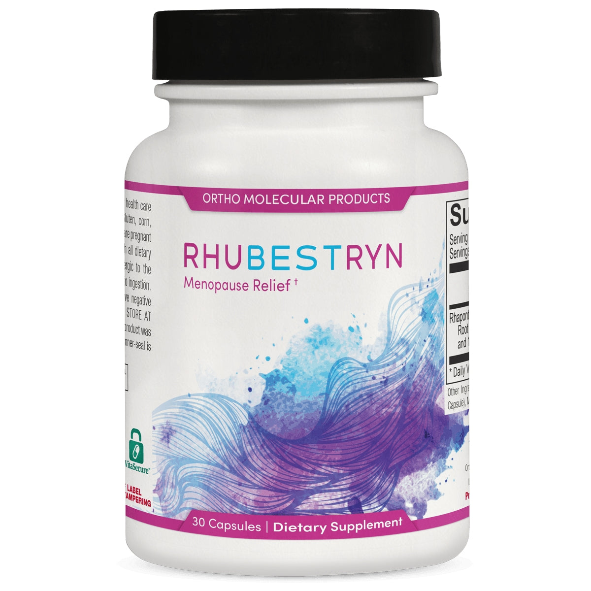 Ortho Molecular, Rhubestryn, 30 Capsules UPC 615033001650 | HiLife Vitamins