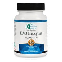 Ortho Molecular, DAO Enzyme, 60 Capsules UPC 615033001780 | Hilife Vitamins