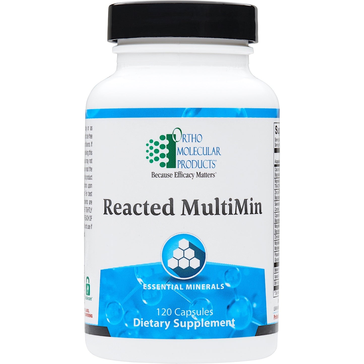 Ortho Molecular, Reacted MultiMin, 120 Capsules UPC 615033002497 | HiLife Vitamins