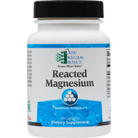 Ortho Molecular, Reacted Magnesium, 60 Capsules UPC 615033002503 | Hilife Vitamins