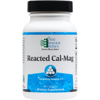 Ortho Molecular, Reacted Cal-Mag, 90 Capsules UPC 615033002527 | Hilife Vitamins