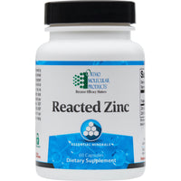 Ortho Molecular, Reacted Zinc, 60 Capsules UPC 615033002565 | HiLife Vitamins