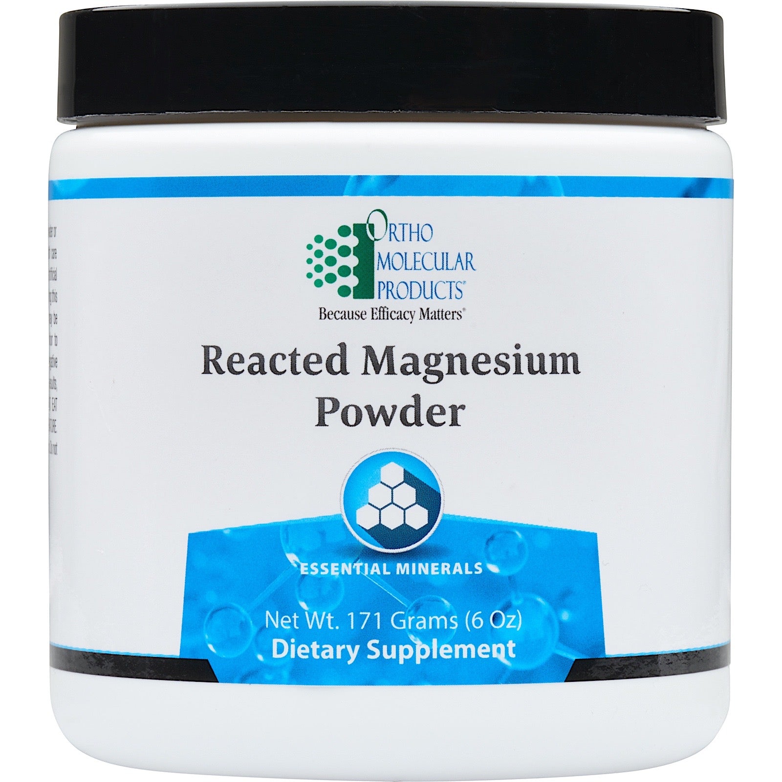 Ortho Molecular, REACTED MAGNESIUM POWDER UPC 615033002619 | HiLife Vitamins