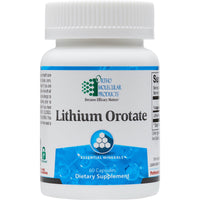 Ortho Molecular, Lithium Orotate, 60 Capsules UPC 615033002701 | Hilife Vitamins