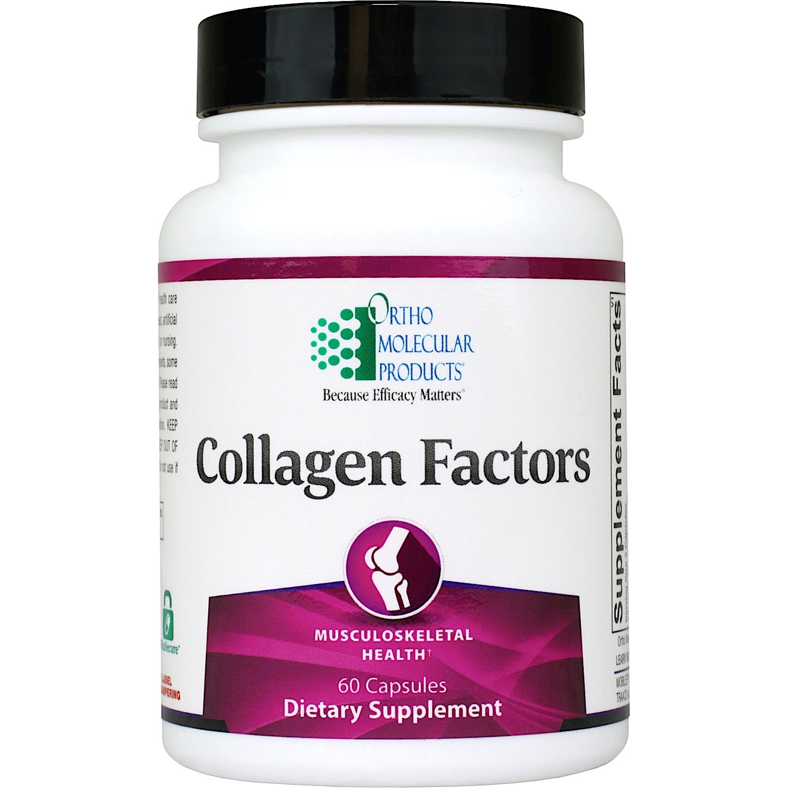 Ortho Molecular, COLLAGEN FACTORS, 60 Capsules UPC 615033003326 | HiLife Vitamins