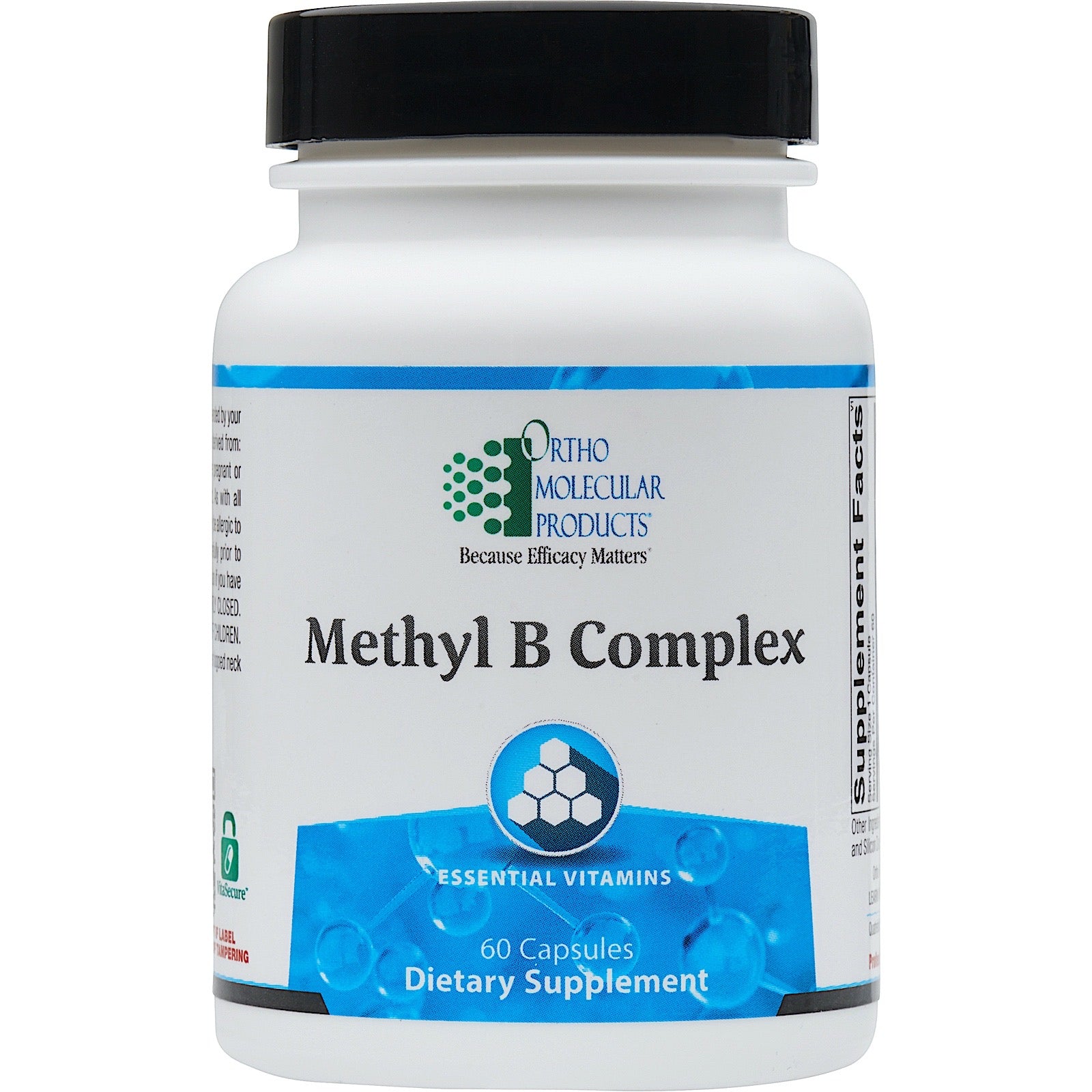 Ortho Molecular, Methyl B Complex, 60 Capsules UPC 615033003609 | HiLife Vitamins