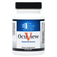 Ortho Molecular, OcuView, 60 Capsules UPC 615033003722 | Hilife Vitamins