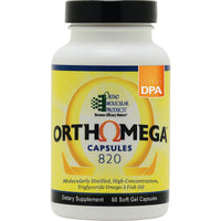 Ortho Molecular, Orthomega 820, 60 Softgels UPC 615033004408 | HiLife Vitamins