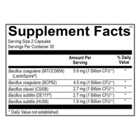 Ortho Molecular, Ortho Spore Complete, 60 Capsules UPC 615033004736 | Hilife Vitamins