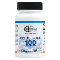 Ortho Molecular, Ortho Biotic 100 billion CFU, 30 Capsules UPC 615033004743 | HiLife Vitamins