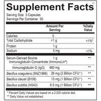 Ortho Molecular, Ortho Spore IG, 90 Capsules UPC 615033004767 | HiLife Vitamins