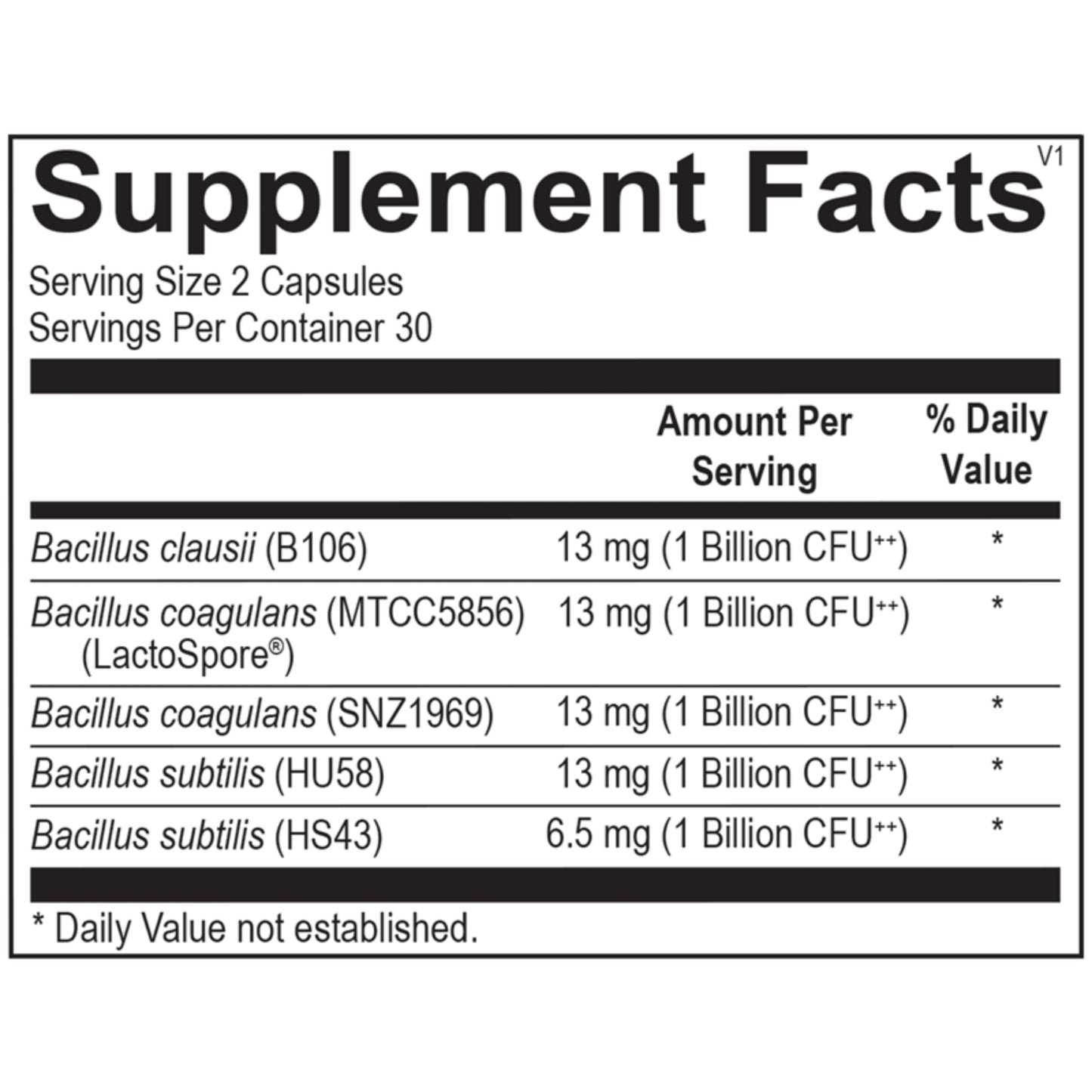 Ortho Molecular, Ortho Spore Complete, 60 Capsules UPC 615033004736 | HiLife Vitamins