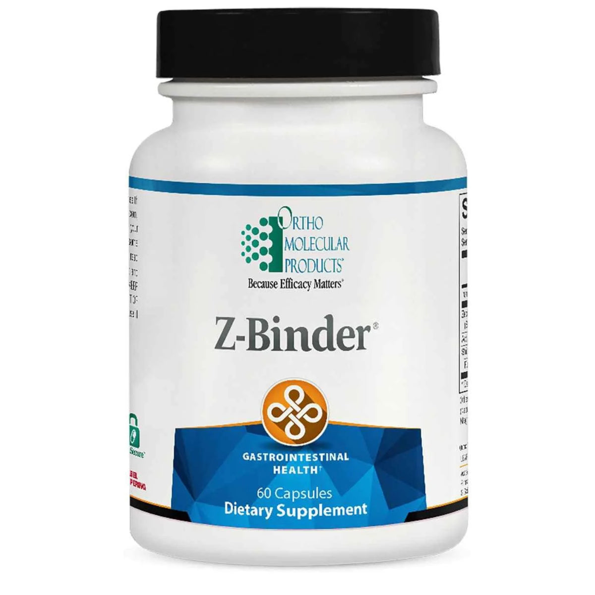 Ortho Molecular, Z-Binder, 60 Capsules UPC 615033004828 | Hilife Vitamins