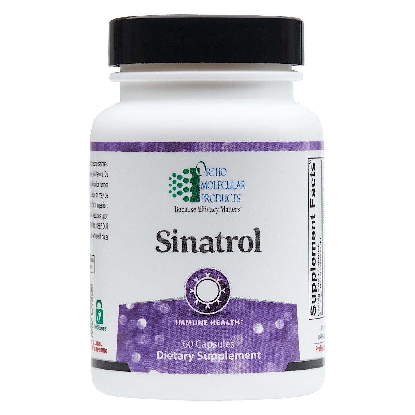 Ortho Molecular, Sinatrol, 60 Capsules UPC 615033005160 | HiLife Vitamins