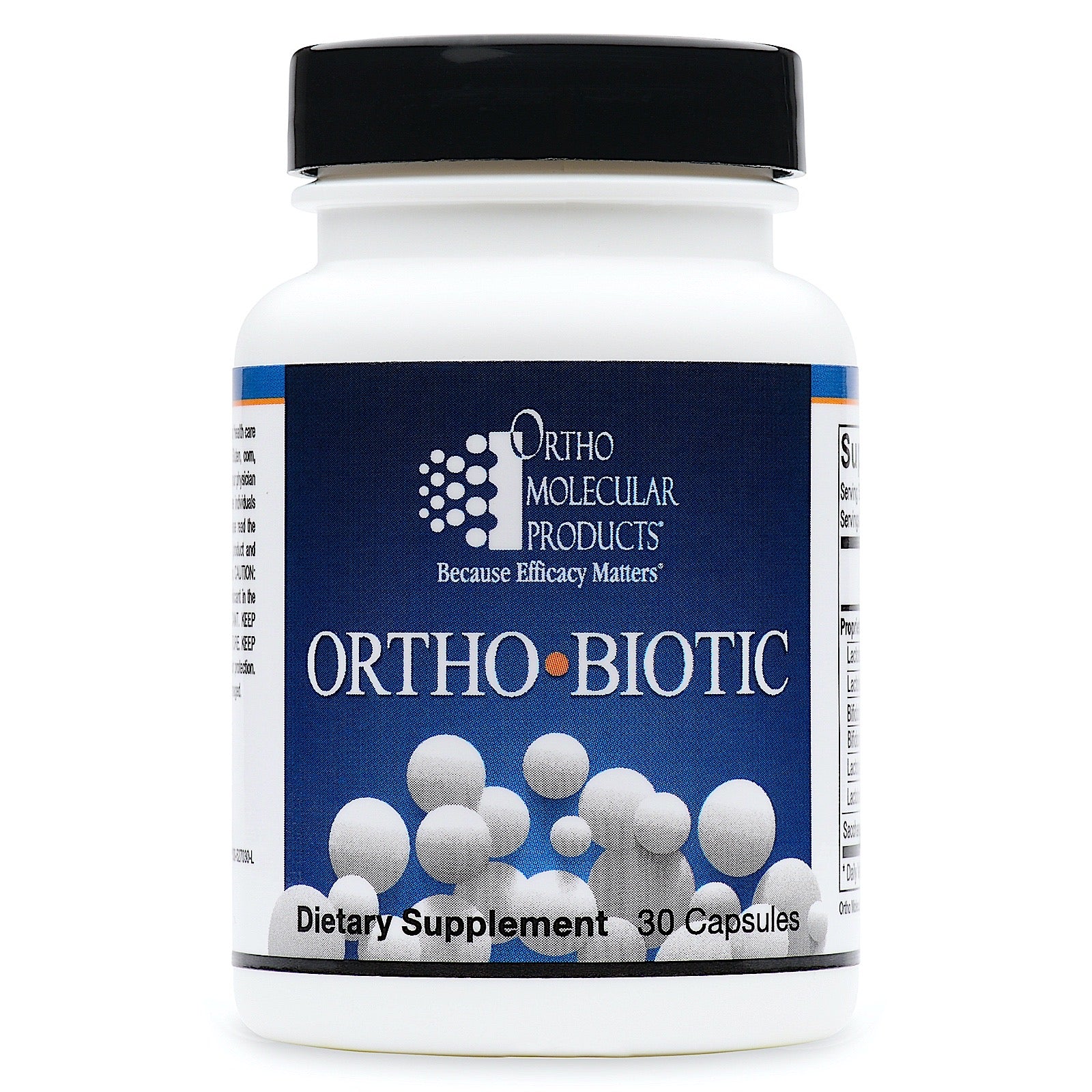 Ortho Molecular, Ortho Biotic, 30 Capsules UPC 615033005276 | HiLife Vitamins