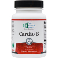 Ortho Molecular, Cardio B, 60 Capsules UPC 615033005467 | Hilife Vitamins